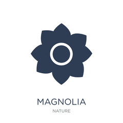 Magnolia icon. Trendy flat vector Magnolia icon on white background from nature collection