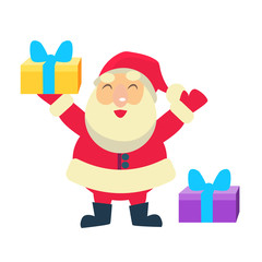 Vector Illustration of Santa Claus