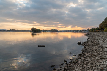 Sunrise in Oestrich Winkel, Germany