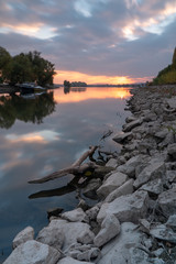 Sunrise in Oestrich Winkel, Germany