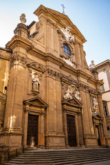 Fototapeta na wymiar View on the church of saints Michele and Gaetano in Florence, Tuscany - Italy