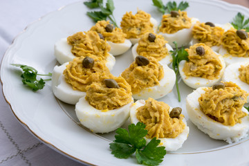 Easter eggs blessed as a starter