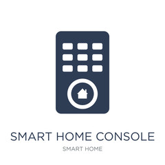 smart home Console icon. Trendy flat vector smart home Console icon on white background from smart home collection
