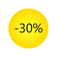 A discount -30%