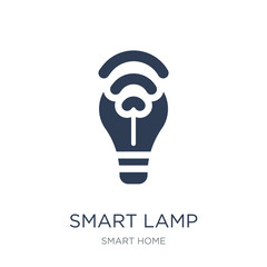 smart Lamp icon. Trendy flat vector smart Lamp icon on white background from smart home collection