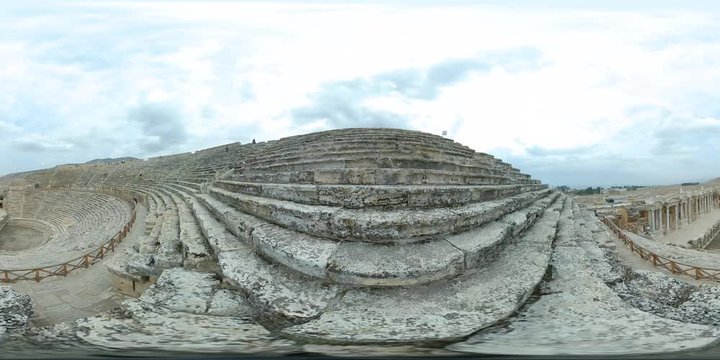 Amphitheatre in Hierapolis View  2 - 360 VR 