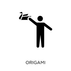 Origami icon. Origami symbol design from Activity and Hobbies collection.