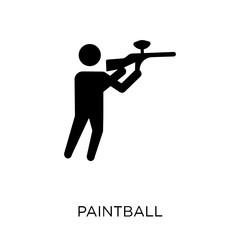 Obraz na płótnie Canvas Paintball icon. Paintball symbol design from Activity and Hobbies collection.
