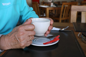 A refreshing cup of coffee