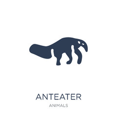 Anteater icon. Trendy flat vector Anteater icon on white background from animals collection