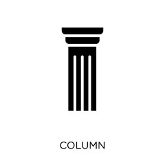 Column icon. Column symbol design from Architecture collection.