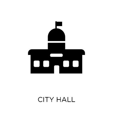 City hall icon. City hall symbol design from Architecture collection.