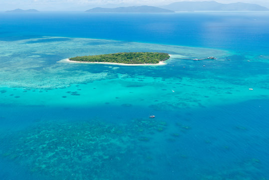 Aerial Great Barrier Reef Queensland