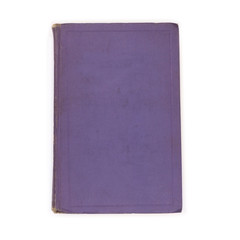 old hardcover book, isolated