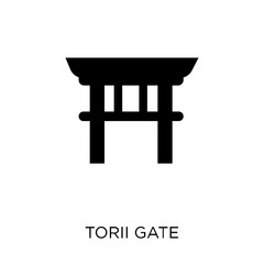 Torii gate icon. Torii gate symbol design from Architecture collection.
