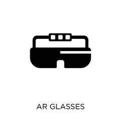 Ar glasses icon. Ar glasses symbol design from Artificial Intellegence collection. Simple element vector illustration. Can be used in web and mobile.