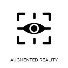 Augmented reality icon. Augmented reality symbol design from Artificial Intellegence collection. Simple element vector illustration. Can be used in web and mobile.