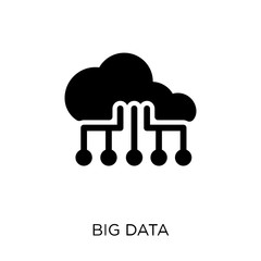 Big data icon. Big data symbol design from Artificial Intellegence collection. Simple element vector illustration. Can be used in web and mobile.