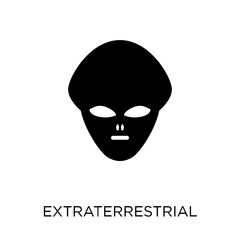 Extraterrestrial icon. Extraterrestrial symbol design from Astronomy collection. Simple element vector illustration. Can be used in web and mobile.