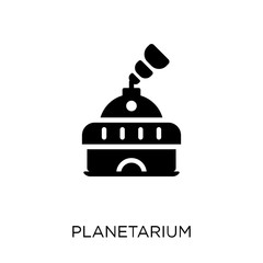 Obraz premium Planetarium icon. Planetarium symbol design from Astronomy collection. Simple element vector illustration. Can be used in web and mobile.