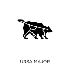 Ursa major icon. Ursa major symbol design from Astronomy collection. Simple element vector illustration. Can be used in web and mobile.