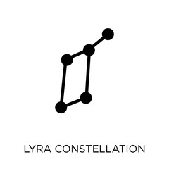Lyra Constellation icon. Lyra Constellation symbol design from Astronomy collection. Simple element vector illustration. Can be used in web and mobile.