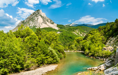 The Verdon, a river in Provence, France - obrazy, fototapety, plakaty