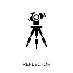 Reflector icon. Reflector symbol design from Astronomy collection. Simple element vector illustration. Can be used in web and mobile.