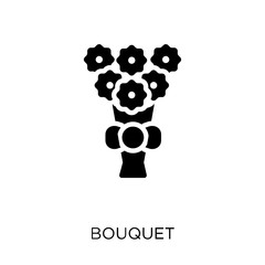 Bouquet icon. Bouquet symbol design from Wedding and love collection.