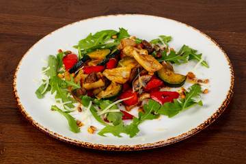 Salad with squid