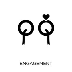 Engagement icon. Engagement symbol design from Wedding and love collection.