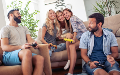 Friends and video games