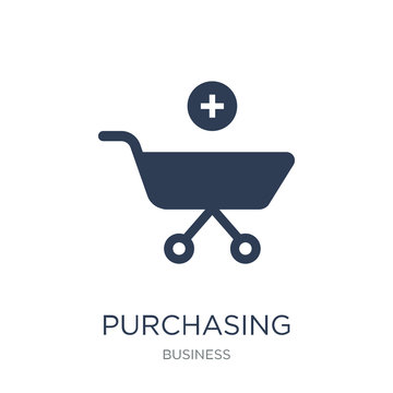 Purchasing power parity icon. Trendy flat vector Purchasing power parity icon on white background from business collection