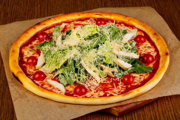 Pizza Caesar with chicken