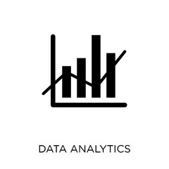Data analytics icon. Data analytics symbol design from Analytics collection.
