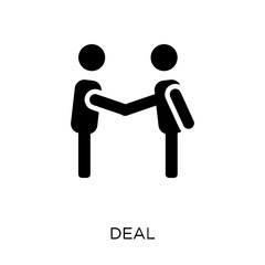Deal icon. Deal symbol design from Business collection.