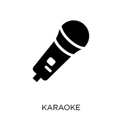 Karaoke icon. Karaoke symbol design from Christmas collection.