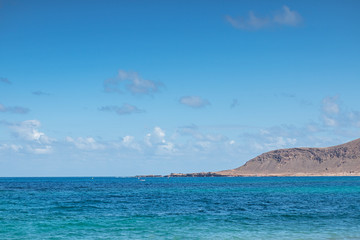 Fototapeta premium Sunny day ocean beautiful view.