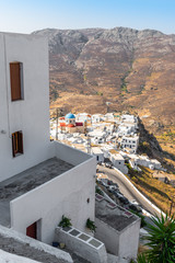 Serifos island with lovely hills and beautiful whitewashed houses. Cyclades, Greece © vivoo
