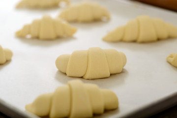Batch of crescent rolls