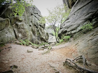skały w Aspardach skalne miasto © nepos_foto