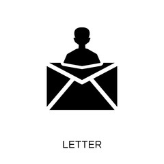 Letter icon. Letter symbol design from Communication collection.