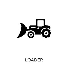Loader icon. Loader symbol design from Construction collection.