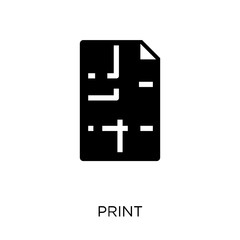 Blueprint icon. Blueprint symbol design from Construction collection.