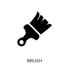Brush icon. Brush symbol design from Construction collection.