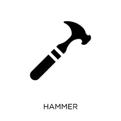 Hammer icon. Hammer symbol design from Construction collection.