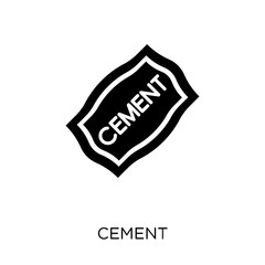 Cement icon. Cement symbol design from Construction collection.