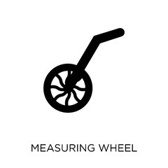 Measuring wheel icon. Measuring wheel symbol design from Construction collection.