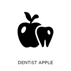 Dentist Apple icon. Dentist Apple symbol design from Dentist collection.