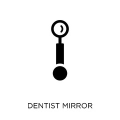 Dentist Mirror icon. Dentist Mirror symbol design from Dentist collection.